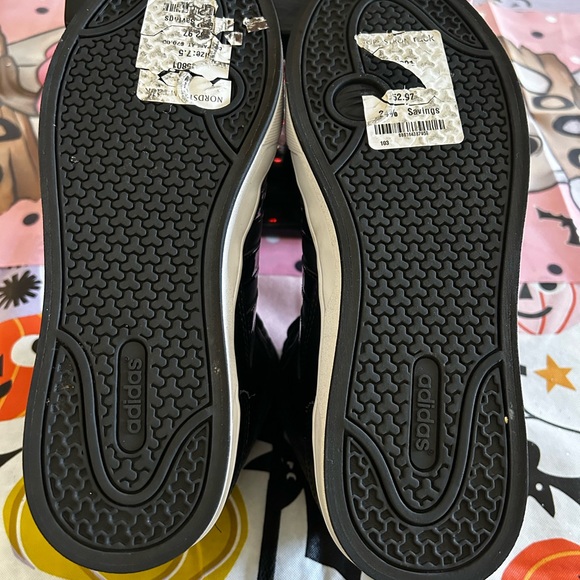 Adidas Men's Black and White High-Top Sneakers - Picture 5 of 5